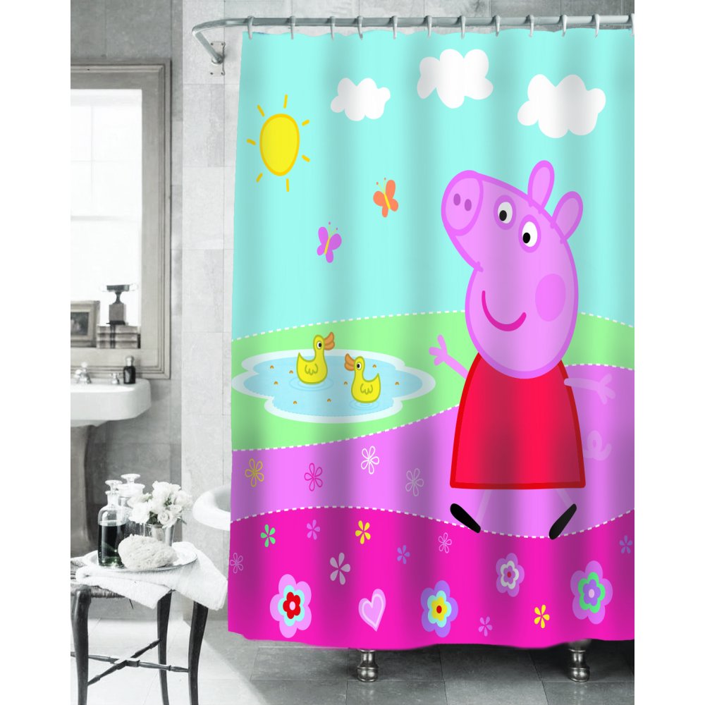 Peppa Pig Peppas Pond Shower Curtain, 1 Each