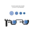thumbnail image 5 of Mainstays 2 Double Rod Converter Brackets, Black, 5 of 7