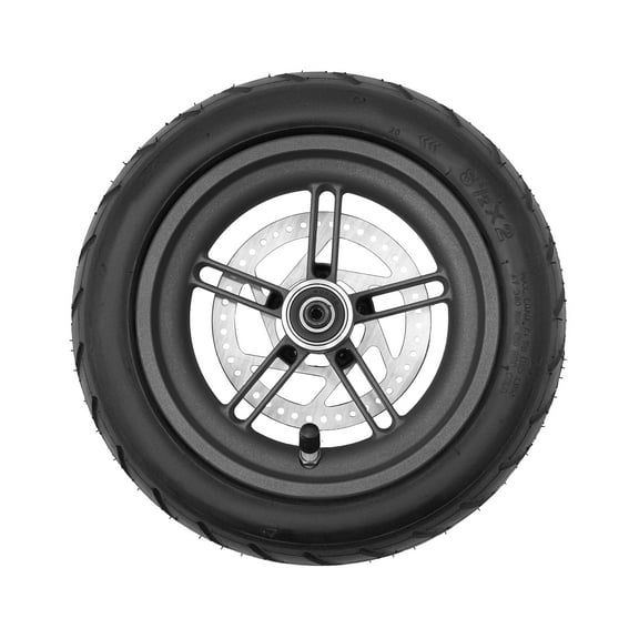 Wildnix Durable Front and Rear Wheel for Scooters – Inflated Rubber, Disc Brake, Easy Installation
