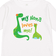thumbnail image 4 of Inktastic My Nona Loves Me Grandson Gift Boys Long Sleeve Toddler T-Shirt, 4 of 5