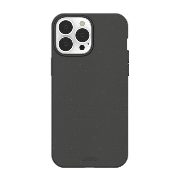 Coque de Protection Compostable Noire pour iPhone 13 Pro Max Pela