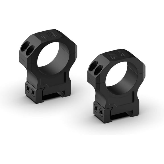 Monstrum Pro Series 7075 Aluminum Scope Rings, 30mm, High Profile, Black