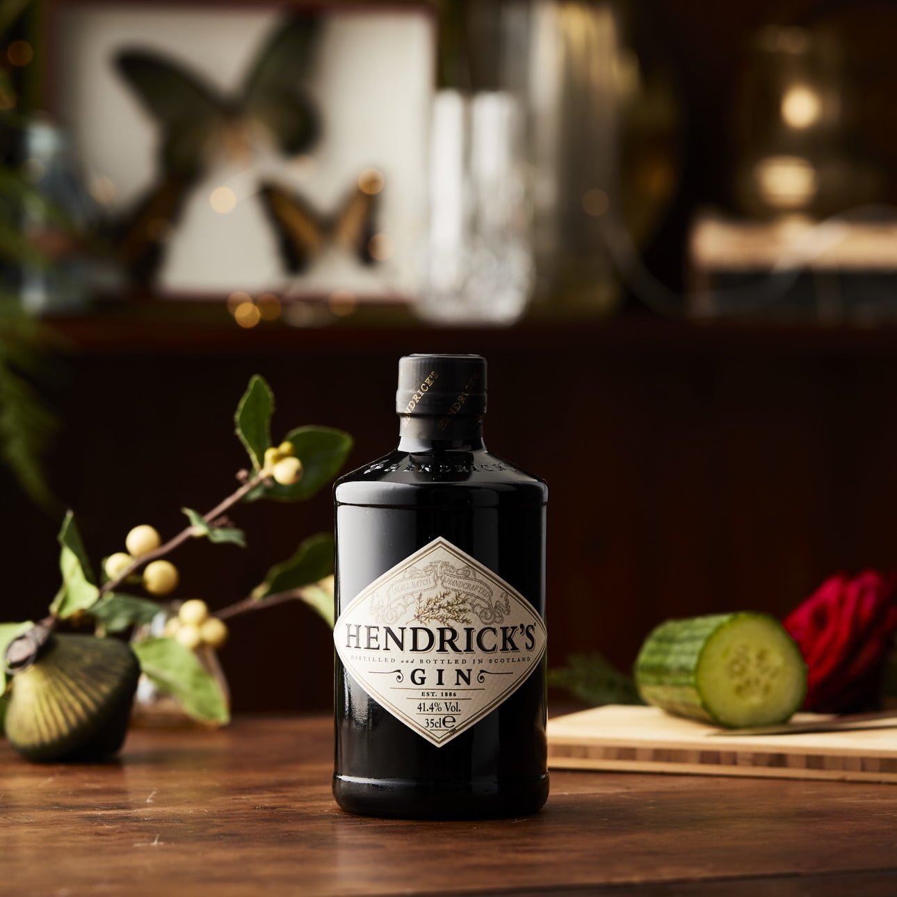 Hendrick's Gin, 375ml Glass Bottle, 43% ABV 86 Proof - Walmart.com