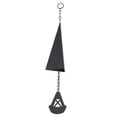 thumbnail image 2 of Wall Bell Decoration,Triangular Wind Chimes Courtyard Triangle Wind Bell Pendant Courtyard Bell Decoration Eco-Friendly Materials, 2 of 14
