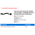 thumbnail image 2 of Front Left Lower Control Arm and Ball Joint Assembly - Compatible with 2012 - 2018 Mercedes-Benz CLS550 Base 2013 2014 2015 2016 2017, 2 of 2