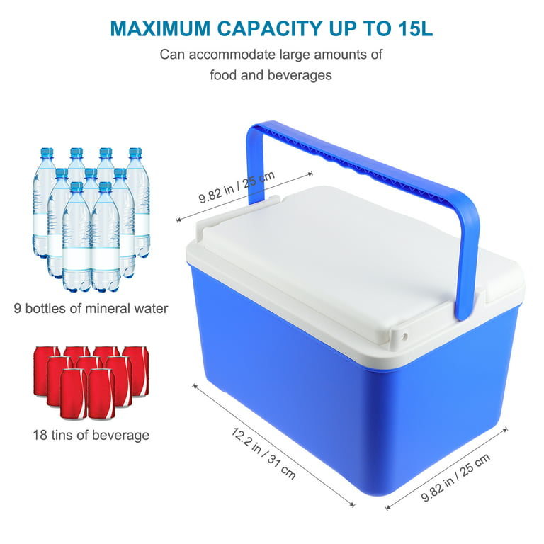 12L Heat Preservation Food Box Portable Cooler Picnic Basket with