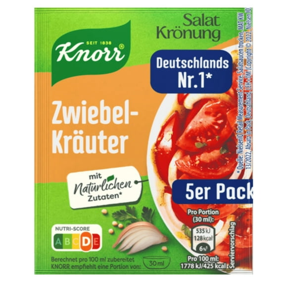 Knorr Salatkrönung Zwiebel-Kräuter 5 Pack