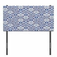 thumbnail image 3 of Moroccan Headboard, Old Ottoman Style Inspired Mix of Moroccan Tiles in Modern Shades Art Print, Upholstered Decorative Metal Bed Headboard with Memory Foam, Twin Size, Grey Blue, by Ambesonne, 3 of 4