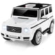 thumbnail image 1 of Costway Coche infantil Mercedes-Benz G500 con licencia, batería de 12 V, color blanco, 1 of 2