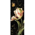 thumbnail image 2 of Nai, Danhui 12x24 Black Ornate Wood Framed with Double Matting Museum Art Print Titled - Jardin Paris Florals II, 2 of 4