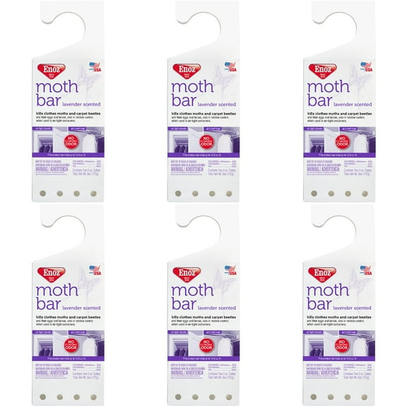 Enoz Moth Bar, para ropa, con aroma a lavanda, antipolillas
