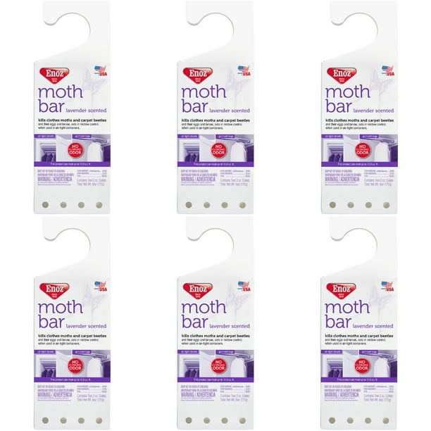 Enoz Moth Bar, para ropa, con aroma a lavanda, antipolillas