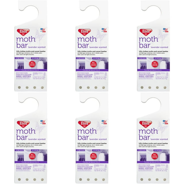 Enoz Moth Bar, para ropa, con aroma a lavanda, antipolillas