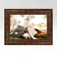thumbnail image 4 of 22x13 Bamboo Brown Real Wood Picture Frame Width 3 inches | Interior Frame Depth 0.5 inches | Haru, 4 of 8