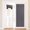 Gray, variant on QZS Thermal Insulated Curtain,26x68In Blackout French Door Curtain,Black Privacy Shade Window Covering for Home