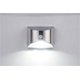thumbnail image 4 of Luz LED de pared solar para jardín, patio, camino, valla, escaleras, luz impermeable para exteriores de acero inoxidable con sensor de movimiento, blanco frío, 4 of 5