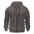 thumbnail image 2 of pstuiky hombres de manga larga, Sudadera deportiva de manga larga con capucha y bolsillos múltiples para hombre, estilo cargo, informal, para entrenamiento Tops de talla grande para hombre xxxl, 2 of 4