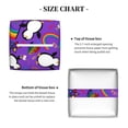 thumbnail image 5 of Gukieu Rainbow Lgbt Penguin Print Leather Tissue Box, PVC Waterproof Velcro Opening and Closing Square Tissue Box Holder, Suitable for Home and Office Decoration, 5 of 7