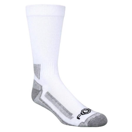 Carhartt Men's Force Performance Work Crew Socks Large White, 3-Pair