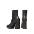 thumbnail image 6 of Women's Ankle Boots, Platform Chunky High Heel, Retro Square Toe, Side Zipper - Perfect for Parties & Dates - Fashionable 2026, 6 of 7