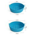 thumbnail image 3 of Visland Silicone Air Fryer Liner 7.5/8.5 inch Reusable Air Fryer Silicone Basket Heat Resistant Easy Cleaning Air fryers Silicone Pot Round for 3 to 5 Qt for Air fryer Oven Accessories, 3 of 4
