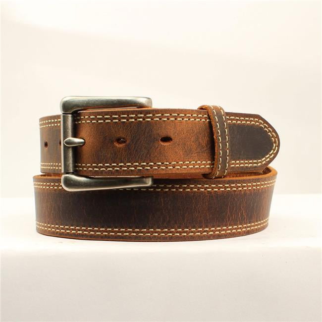 Nocona Belt Co Mens Nocona Austin USA Double Stitch Work Belt