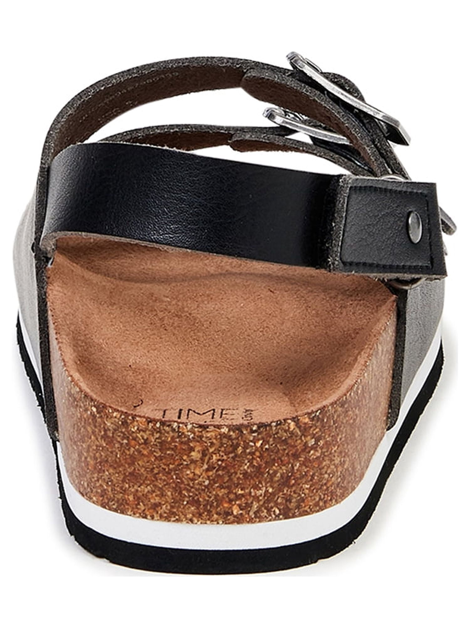 Time and Tru Women's Back Strap Footbed Sandals