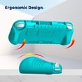 thumbnail image 5 of Fintie Kids Case for Nintendo Switch Lite 2019 with 2 Game Card Slots, Kids Friendly Grip Case for Switch Lite Console, Ultralight Shockproof Protective Cover with Ergonomic Grip, Turquoise, 5 of 10