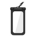 thumbnail image 1 of Funda impermeable para teléfono móvil con cordón para el cuello, soporte universal transparente para teléfono móvil, apto para playa, piscina y natación., 1 of 8