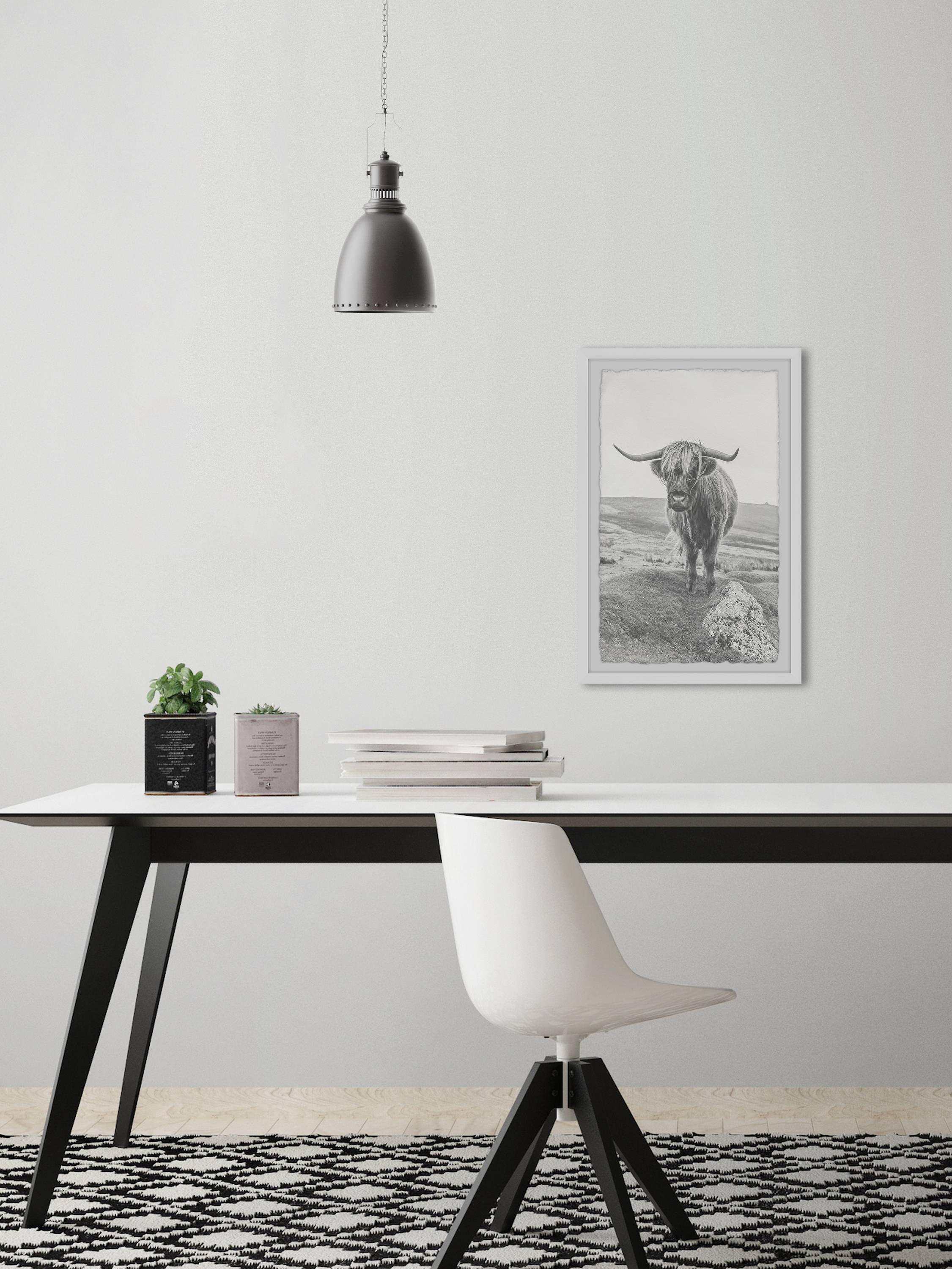 On a Hill' Framed Painting Print - Multi-color