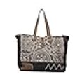 thumbnail image 2 of Myra Bag Gleam Floral Upcycled Canvas Weekender Bag S-1329, 2 of 4