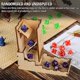 thumbnail image 5 of Juego de mesa Dice Tower CZYY Castle Wood cortado con láser con bandeja, 5 of 8
