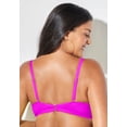 thumbnail image 3 of Swimsuits for All Women's Mentor Tie Front Bikini Top, 3 of 5