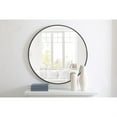 thumbnail image 3 of Metal frame Round Mirror 36 inch Black finish, 3 of 5