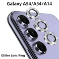 thumbnail image 4 of 1PCS Bling Glitter Metal Lens Rings for Samsung Galaxy A55 A34 A14 A25 A54 A15 A13 A05 S A35 5G Camera Glass Protector (Pink,For Galaxy A05), 4 of 6
