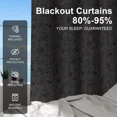 thumbnail image 3 of Lfeey Vintage Floral Watercolor Blackout Curtains, Room Darkening Thermal Insulated Window Drapes with Grommet Top, 42" W x 96" L, 2 Panels, 3 of 7