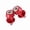 Red, variant on Suodoka Motorcycle CNC Aluminium Alloy Swing Arm Spool Sliders Stand Bobbins 8mm / 0.31 inches Black 1 Pair