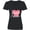 AB-Black, variant on Inktastic Let's Go to Paris with Pink Heart and Eiffel Tower Women's V-Neck T-Shirt