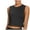 Black, variant on FRSASU Plus Size Tops Clearance Women Workout Tops for Women Cropped Tank Tops Dance Tops Sport Yoga Shirts