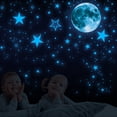 thumbnail image 4 of VUDECO Glow in The Dark Stickers Glow in The Dark Stars for Ceiling Glow in The Dark Moon and Glow Stars for Ceiling Over 1000 PCS Glow in The Dark Ceiling Decorations Perfect Kids Room Decor, 4 of 8