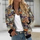 thumbnail image 1 of Sudadera informal de manga larga con capucha y chaquetas para mujer Sudadera holgada de manga larga con cremallera Chaqueta informal de béisbol de punto grueso Chaqueta de poliéster para mujer, 1 of 5