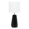 thumbnail image 1 of Simple Designs LT2082-BLK Lampe de Table en Céramique à Prisme, Noir, 1 of 6