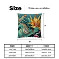 thumbnail image 5 of Sea Slug Chair Pillow Covers Set with Velvet Material, Unique Patterns, 16x16, 18x18, 20x20 Inches, 2 Items Included for Throw Pillows, Pillow Inserts, 5 of 6