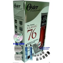 OSTER CLASSIC 76 Professional Hair Clipper   Universal 10 Comb Set   2 Blades