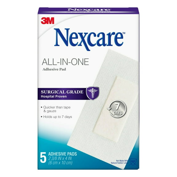 Nexcare™ All-in-One Adhesive Pad, 2 3/8 in x 4 in
