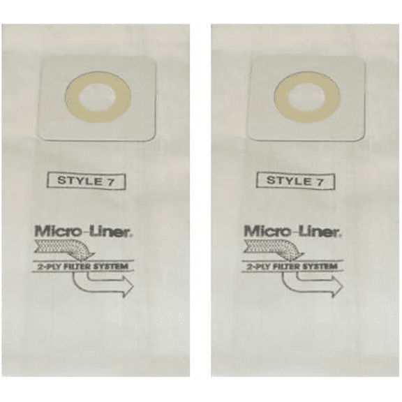 (2) Style 1/7 Paper Bags Replacement Part For Bissell Vacuum Cleaner (2Pack of 6) # compare to part 32120