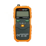 PEAKMETER PM6501 LCD Display Wireless K Type Temperature Meter Thermocouple W/Data Hold/Logging Digital Thermometer