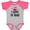 Heather and Hot Pink, variant on Inktastic I Love to Read Girls Baby Bodysuit