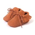 thumbnail image 2 of Baby Boys Girls Moccasins Sneakers Soft Sole Tassels Prewalker Anti-Slip Shoes, 2 of 6