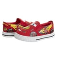 thumbnail image 5 of Josmo Disney Boy'S Lightning Mcqueen Cars Slip On Shoes, Lowtop Canvas Sneakers for Boy, Lightning Mcqueen, Size: 8, 5 of 10